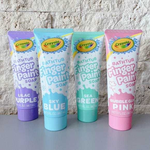 Crayola Bath Tub Finger Paint 4-pack NEW & sealed! - Picture 1 of 5